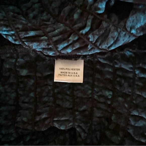 Anthropologie MISA Roisin Long Sleeve Mini Dress In Teal Snake Size Large - Picture 9 of 10